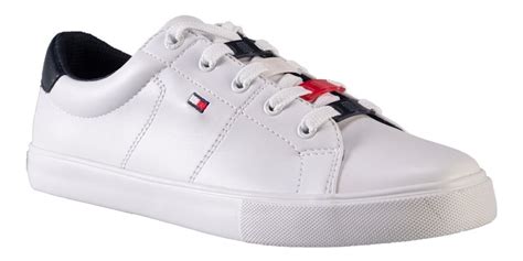 tenis tommy mujer blancos